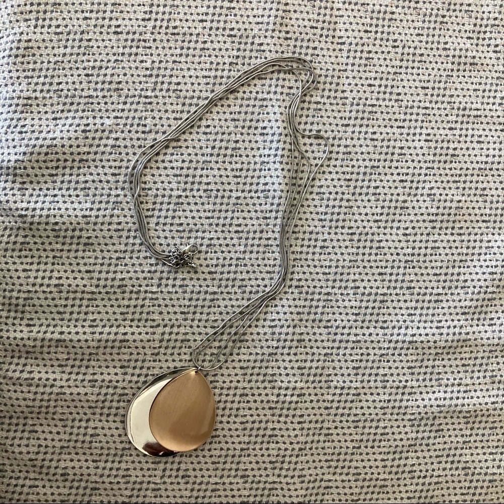 𝅺GOLD  & SILVER Tone Long Necklace
